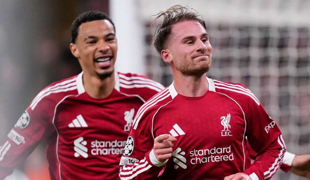 หัวข้อข่าว: หงส์แดงคืนชีพ! "แม็ค อัลลิสเตอร์" ระเบิดฟอร์มฮอต กุมหัวใจเกมแดนกลาง ลิเวอร์พูล หัวข้อข่าว: หงส์แดงคืนชีพ! "แม็ค อัลลิสเตอร์" ระเบิดฟอร์มฮอต กุมหัวใจเกมแดนกลาง ลิเวอร์พูล